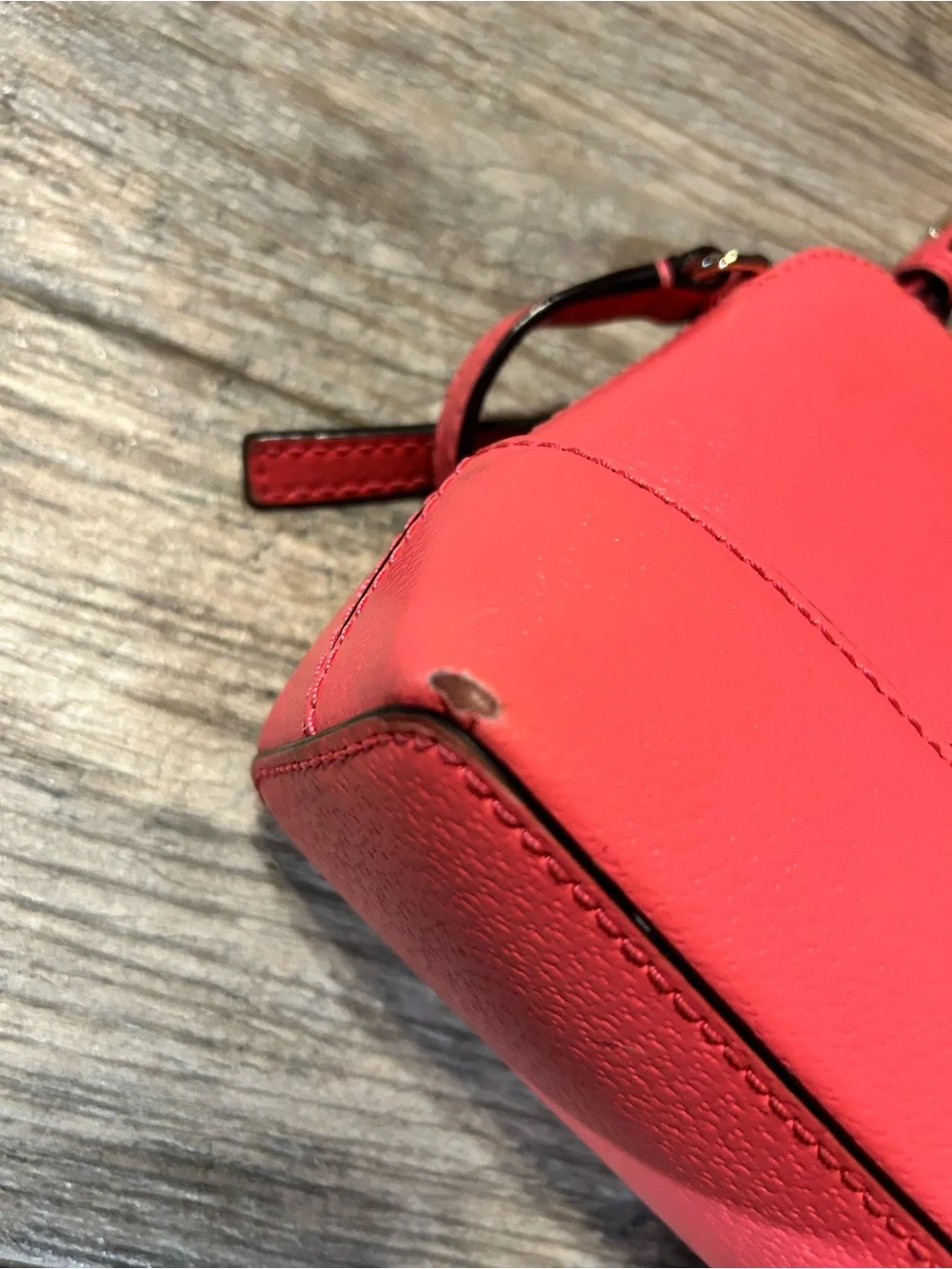 kate spade coral pink leather crossbody bag